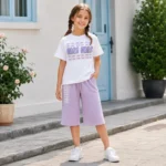 Girls Summer T-Shirt & Shorts Set | High Quality - Image 5