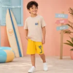 Boys Cotton Summer T-Shirt & Shorts Set - Image 5
