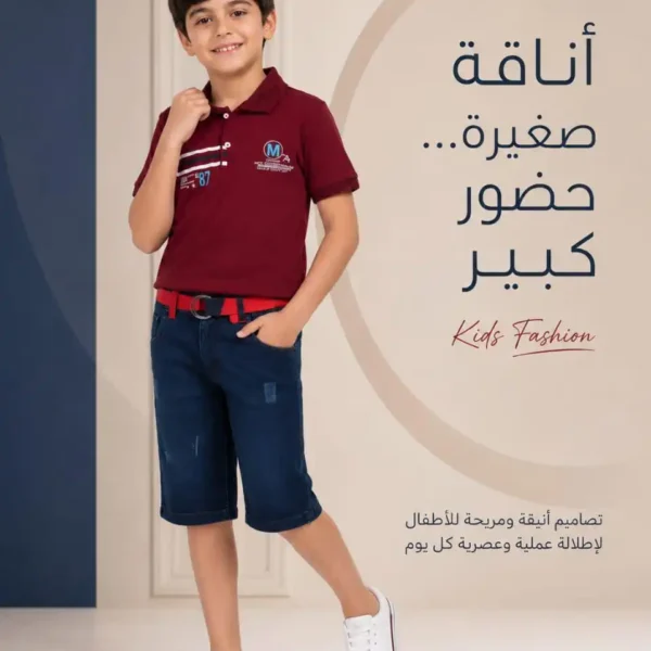Boys T-Shirt & Denim Shorts Set