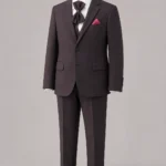 Dark Maroon Kids Formal Suit | High Quality Turkish Fabric