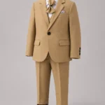 Golden Kids Formal Suit | High Quality Turkish Fabric