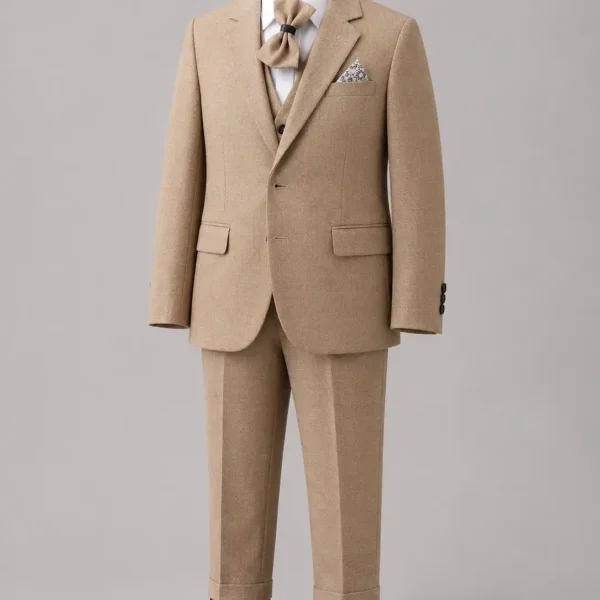 Brown Kids Formal Suit | High Quality Turkish Fabric
