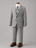 Beige Kids Formal Suit | High Quality Turkish Fabric - Image 2