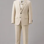 Beige Kids Formal Suit | High Quality Turkish Fabric
