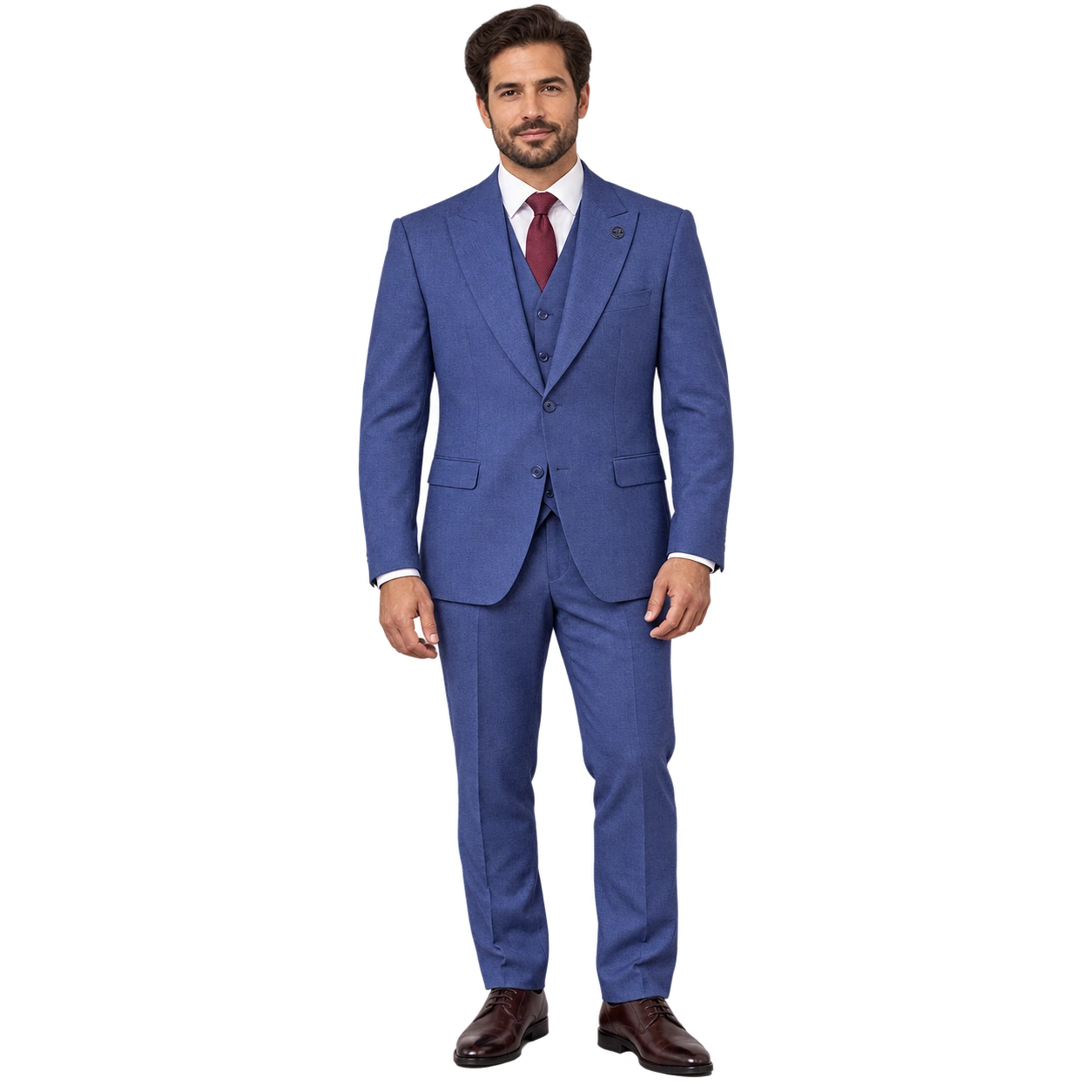 بدلة VIP ثلاث قطع كحلي
