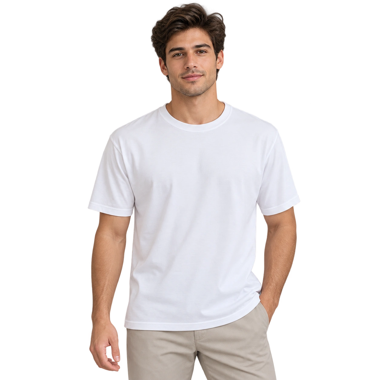 Crew Neck T-Shirt - White
