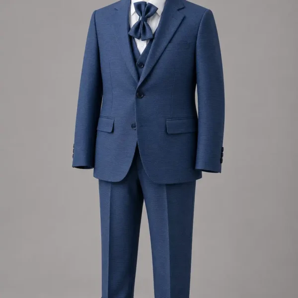 Navy Blue Kids Formal Suit | High Quality Turkish Fabric